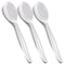 Smarty Had A Party Clear Disposable Plastic Serving Spoons (150 Spoons), 150PK 2650-CASE - alternate 2